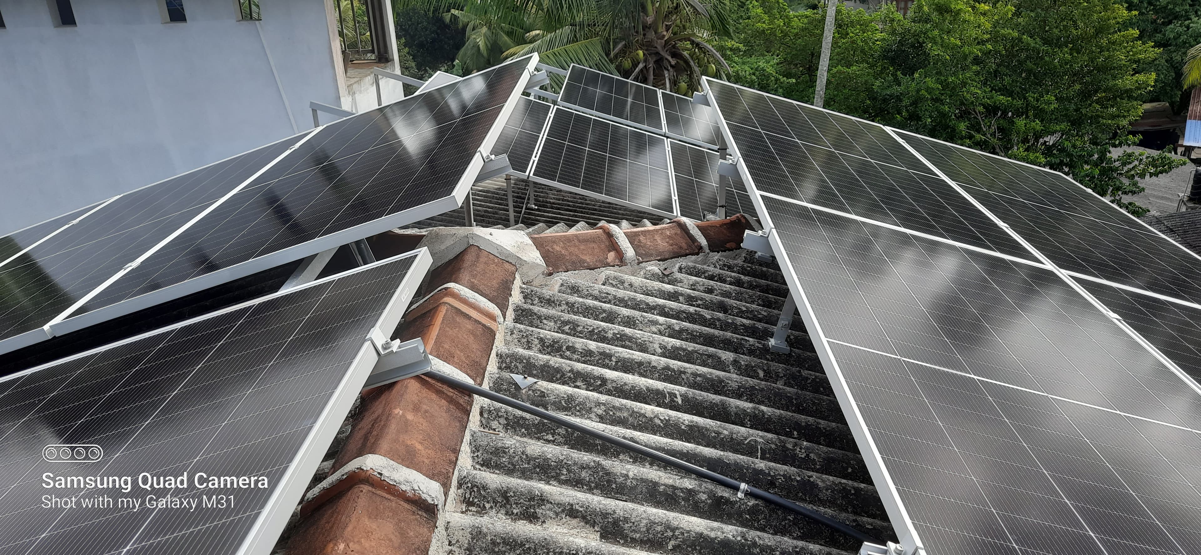 Solar Plant Installation in Hapugala