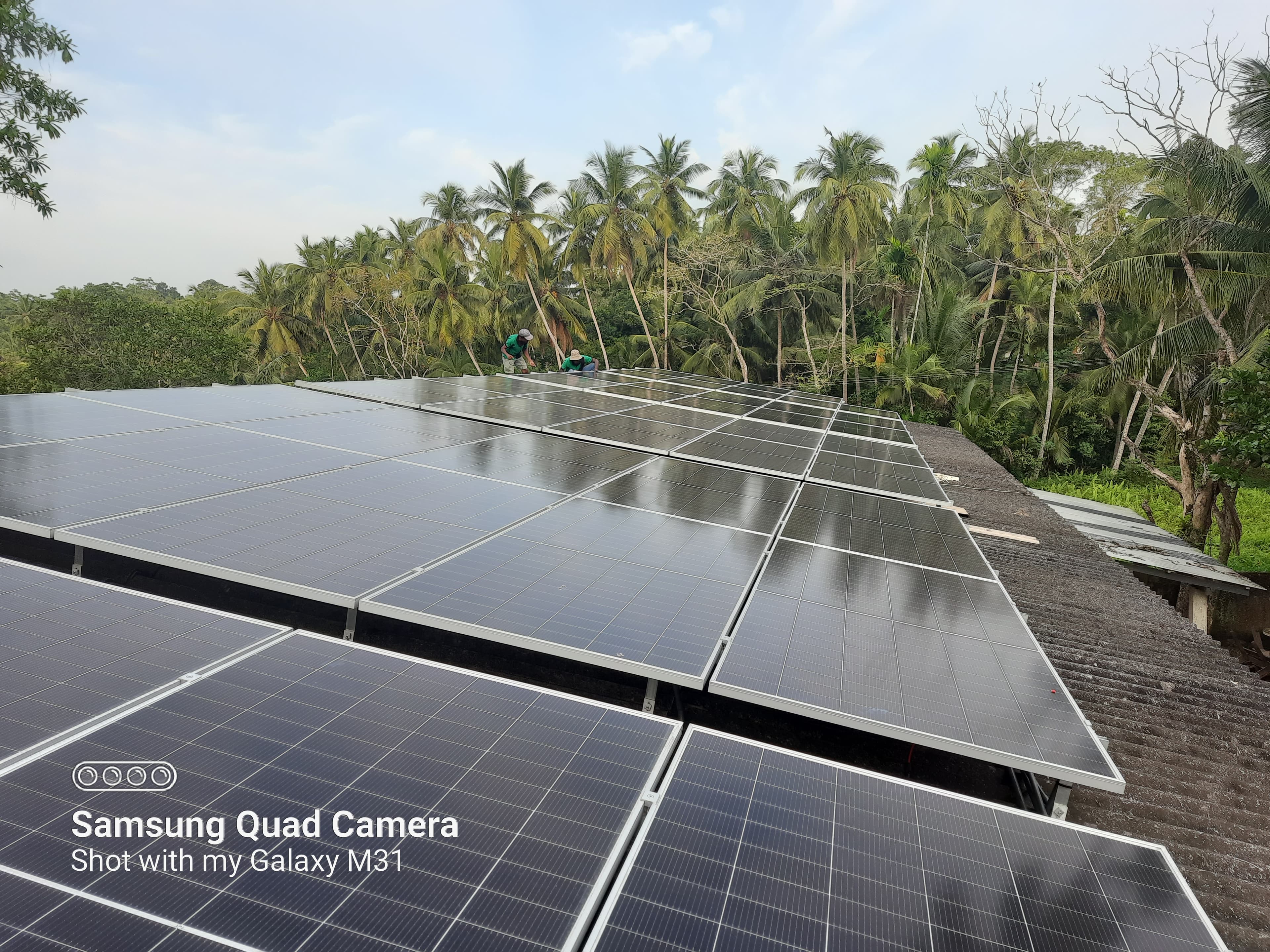Solar Plant Installation in Thalpe