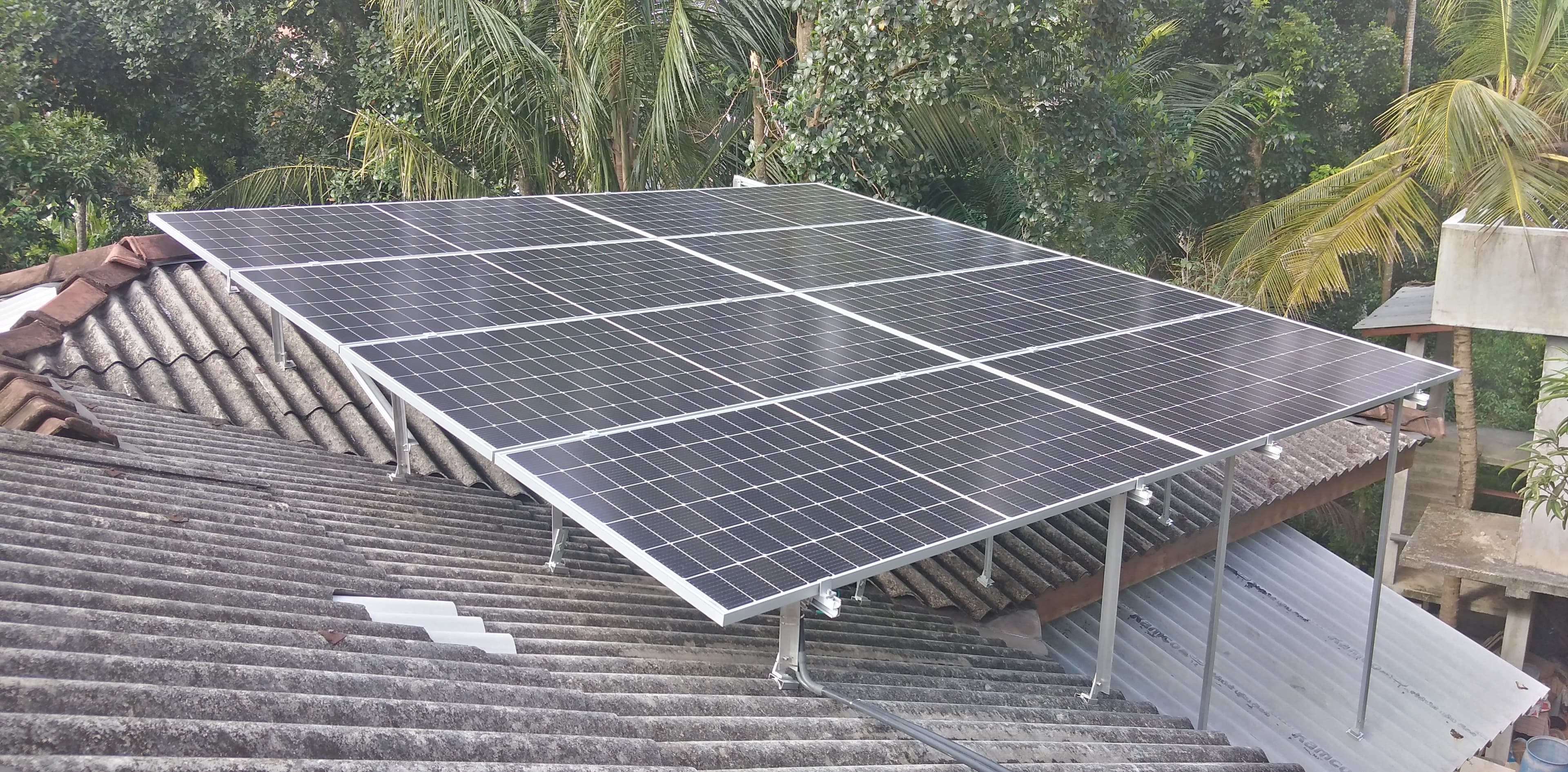 Solar Plant Installation in Karapitiya