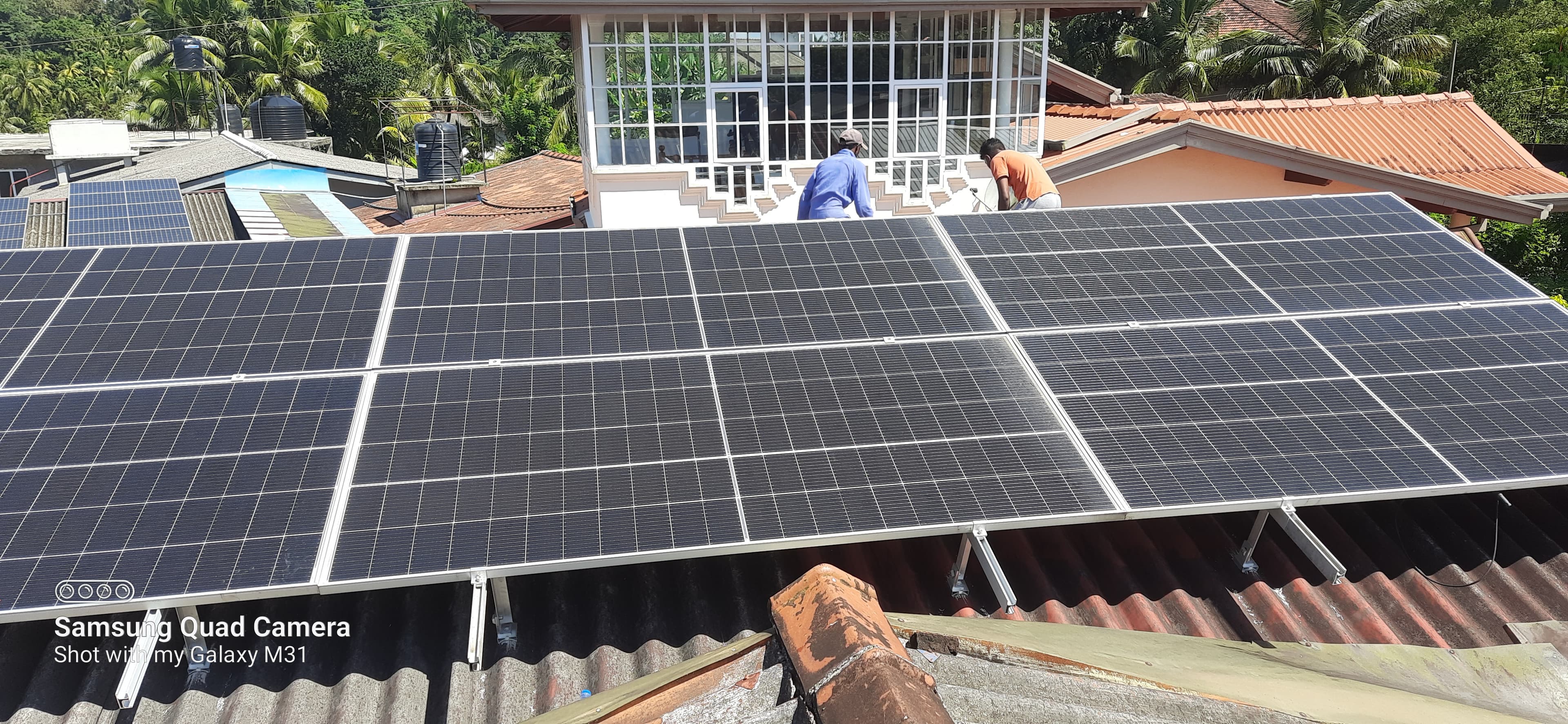 Solar Plant Installation in Labuduwa