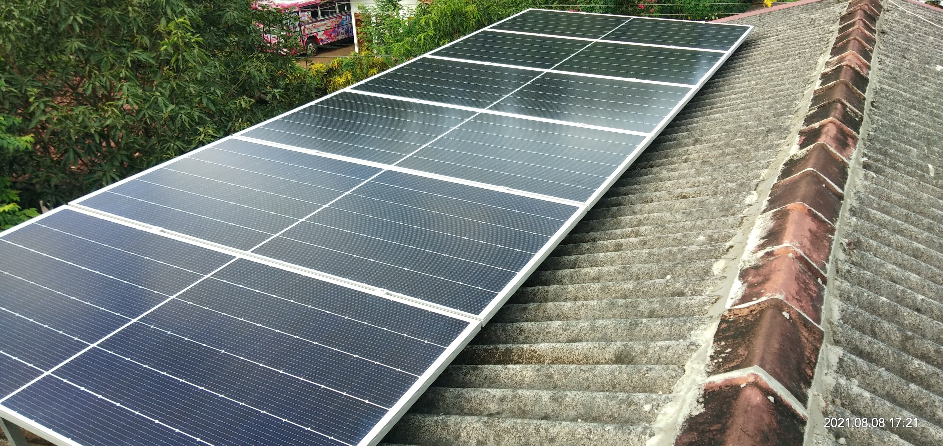 Solar Plant Installation in Wanduramba