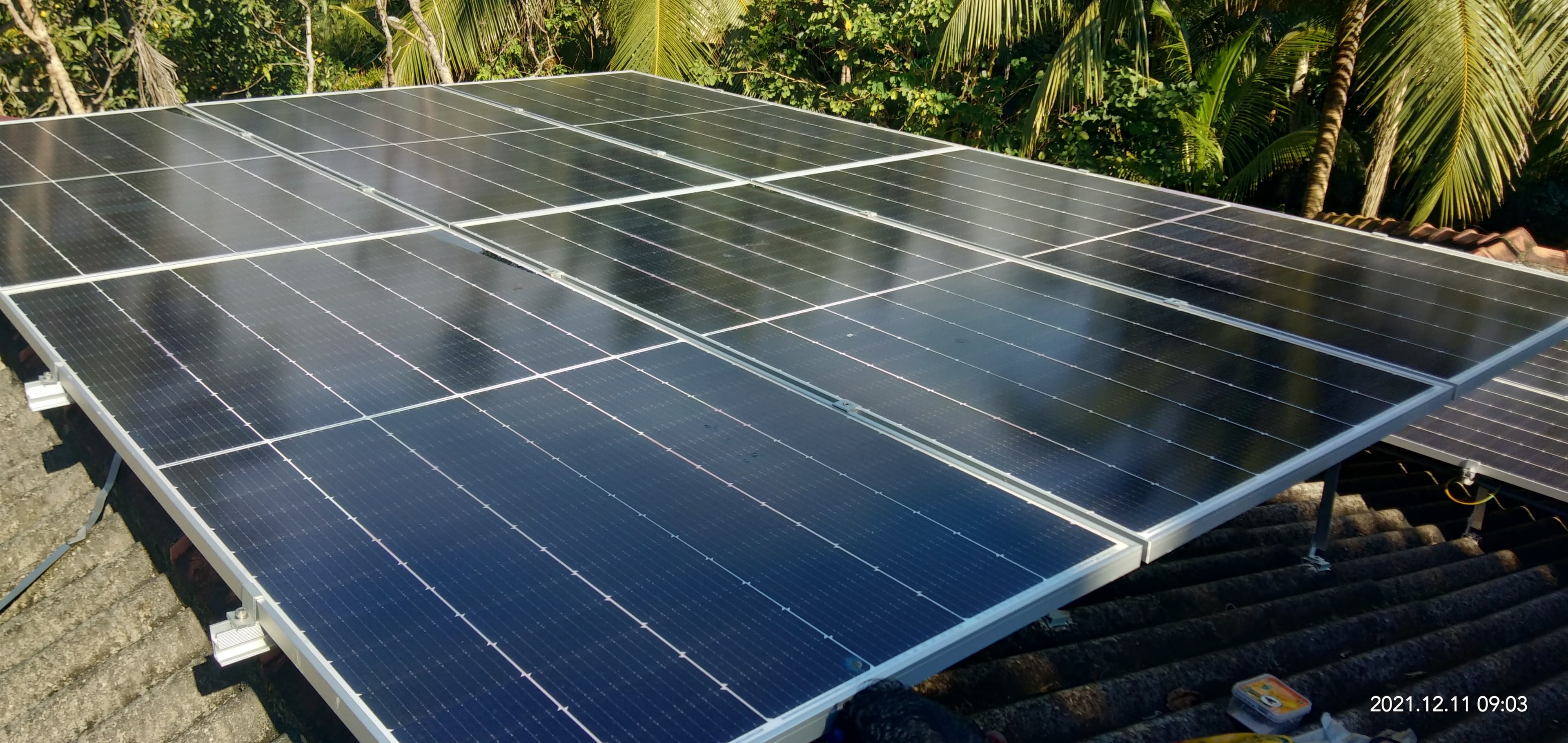 Solar Plant Installation in Karapitiya